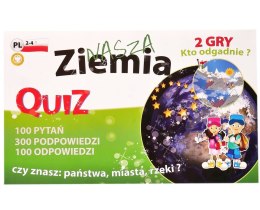 GRA PLANSZOWA QUIZ 2W1 NASZA ZIEMIA KTO ODGADNIE