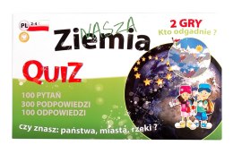 GRA PLANSZOWA QUIZ 2W1 NASZA ZIEMIA KTO ODGADNIE