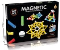 Klocki magnetyczne 62 elementy
