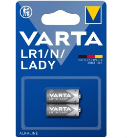 BATERIA ALKALICZNA VARTA LR1 LADY 1.5V 850mAh 2SZT