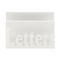 Drewniany listownik na biurko ,,letters'' 16×7×10cm