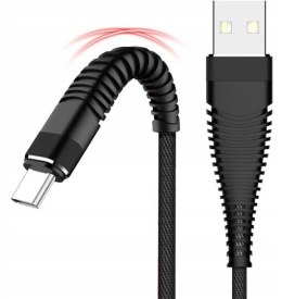 KABEL USB TYPU C 1M SZYBKI 2.1A LB0153 PRZEWÓD