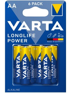 BATERIA ALKALICZNA VARTA LR06 AA 6 SZT. 1.5 V