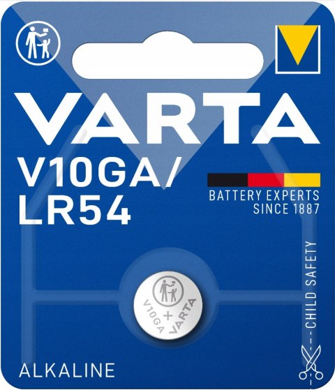 BATERIA CYNKOWO-MANGANOWA VARTA LR54 AG10 50 mAh