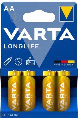 BATERIE ALKALICZNE VARTA LR6/4SZT. LONGLIFE 1,5 V