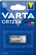 BATERIE LITOWE VARTA CR123 FOTO 1480 mAh 3V