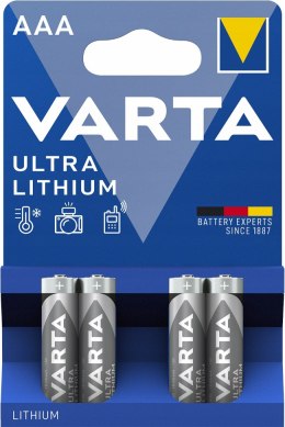 BATERIE LITOWE VARTA LR03 1100 mAh 1.5 V BL/4