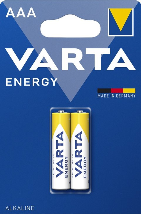 BATERIA ALKALICZNA VARTA LR03 ENERGY AAA 1,5V BL/2