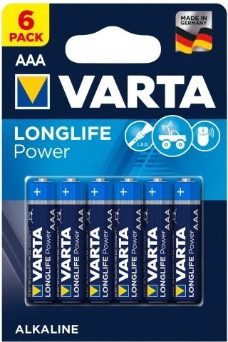 BATERIA ALKALICZNO-MANGANOWA VARTA LONGLIFE 1,5V