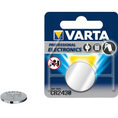 BATERIA LITOWA GUZIKOWA VARTA CR2430 300mAh