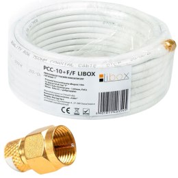 KABEL KONCENTRYCZNY PCC10 ZŁĄCZA F/F RG6U 10m