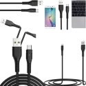 KABEL PRZEWÓD USB-A USB-C 100cm 2.1A LIBOX LB0067C