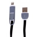 KABEL USB-MICRO USB/iPhone 2A 1m LB0066C TYPU A