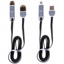 KABEL USB-MICRO USB/iPhone 2A 1m LB0066C TYPU A