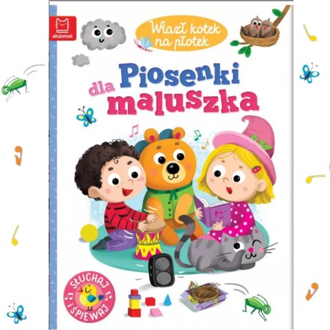 KSIĄŻECZKA Z 7 PIOSENKAMI DLA MALUSZKA ŚPIEWAJ