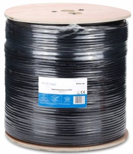 Kabel koncentryczny 3C2V 500m MT106-500 czarny