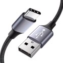 ŁADOWARKA SIECIOWA USB TYPU C 2.1A 2m MT046 SZYBKA