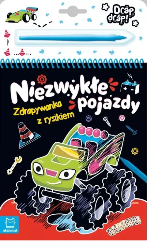 ZDRAPYWANKA NOTES Z RYSIKIEM NIEZWYKŁE POJAZDY