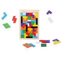 UKŁADANKA DREWNIANA KLOCKI TANGRAM MONTESSORI GRA LOGICZNA PUZZLE NAUKA