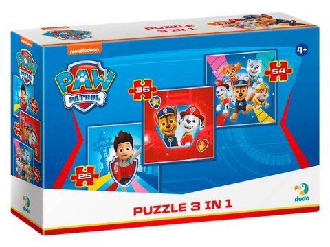 Puzzle 3 in 1 Paw Patrol 200153