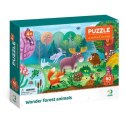 Puzzle Niesamowite Zwierzęta Leśne, 60 el. 300375