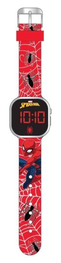 Zegarek LED z kalendarzem Spiderman