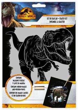 Zestaw kreatywny - wydrapywanka / scrapbook Jurassic World