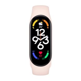 Pasek Xiaomi Smart Band 7 Długość całkowita: 255 mm Różowy Materiał paska: TPU