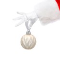 Zestaw 16 Eleganckich Bombek Kamai Christmas Decoration® o Średnicy 4 cm - Kolor Szampański