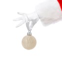 Zestaw 16 Eleganckich Bombek Kamai Christmas Decoration® o Średnicy 4 cm - Kolor Szampański