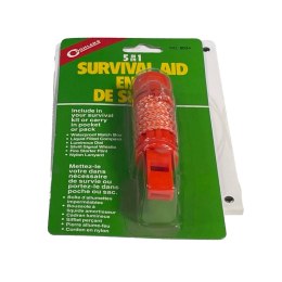 PRZETRWANIE SURVIVAL ZESTAW 5w1 KRZESIWO KOMPAS