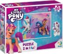 PUZZLE MY LITTLE PONY 60 ELEMENTÓW Z FIGURKĄ KUCYKA KOLOROWA UKŁADANKA