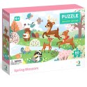 PUZZLE WIOSENNE KWIATY 60 ELEMENTÓW KOLOROWA UKŁADANKA DLA NAJMŁODSZYCH