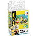 PUZZLE MAGNETYCZNE "MINIONKI" 16 KOLOROWYCH ELEMENTÓW DO UŁOŻENIA