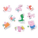 PUZZLE 3w1 ŚWINKA PEPPA TRZY UKŁADANKI W JEDNYM DLA NAJMŁODSZYCH DZIECI