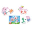 PUZZLE 3w1 ŚWINKA PEPPA TRZY UKŁADANKI W JEDNYM DLA NAJMŁODSZYCH DZIECI