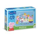 PUZZLE ŚWINKA PEPPA 30 ELEMENTÓW PEPPA PIG UROCZY ZESTAW DLA MALUCHÓW