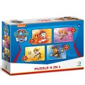 Puzzle 4 in 1 Paw Patrol 200158