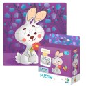 Puzzle Kolorowanka Zajaczek 300121