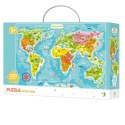 Puzzle Mapa Swiata, 100 el. 300123