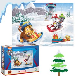 PUZZLE PSI PATROL 60 ELEMENTÓW ZABAWA NA ŚNIEGU PAW PATROL DLA DZIECI