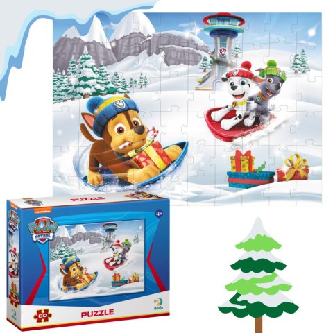 PUZZLE PSI PATROL 60 ELEMENTÓW ZABAWA NA ŚNIEGU PAW PATROL DLA DZIECI