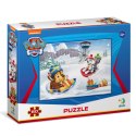 PUZZLE PSI PATROL 60 ELEMENTÓW ZABAWA NA ŚNIEGU PAW PATROL DLA DZIECI