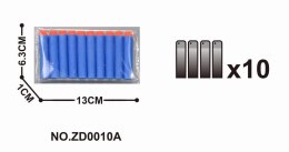 Zestaw 10 szt strzalek piankowych ZD0010A