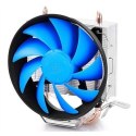 Deepcool "Gammaxx 200T" universal cooler, 2 heatpipes, 120mm PWM fan, Intel Socket LGA115X / 775, 95 W TDP and AMD Socket FMxx/