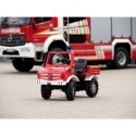 Rolly Toys Unimog Mercedes Benz Samochód na pedały Straż + Kogut