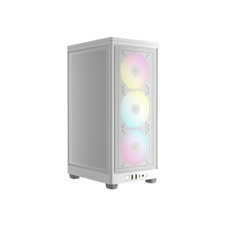 Corsair | RGB AIRFLOW PC Case | 2000D | White | Mini-ITX | Power supply included No | SFX