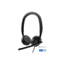 Dell | Headset | WH3024 | Built-in microphone | USB-C, USB-A | Black