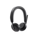 Dell | On-Ear Headset | WL3024 | Built-in microphone | Wireless | Black