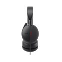 Dell | Pro Wired On-Ear Headset | WH5024 | Built-in microphone | ANC | USB Type-A | Black